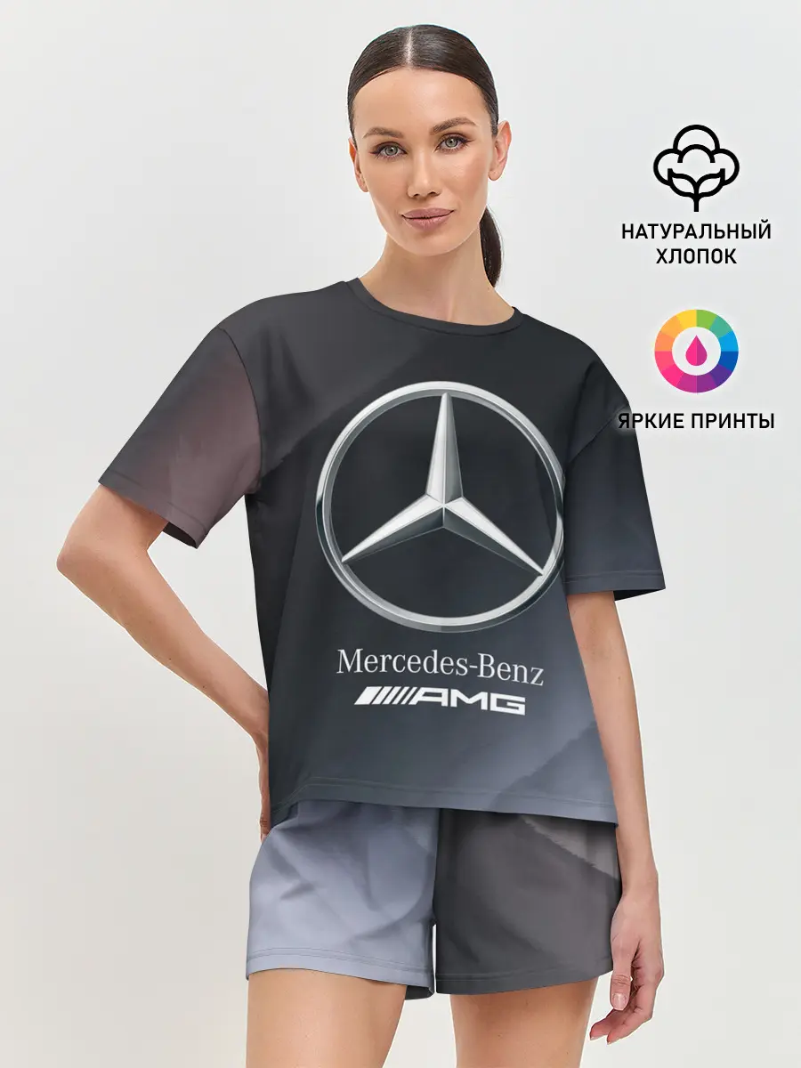 Женская пижама с шортами / MERCEDES / МЕРСЕДЕС