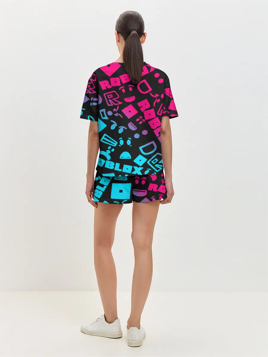 Женская пижама с шортами / Roblox