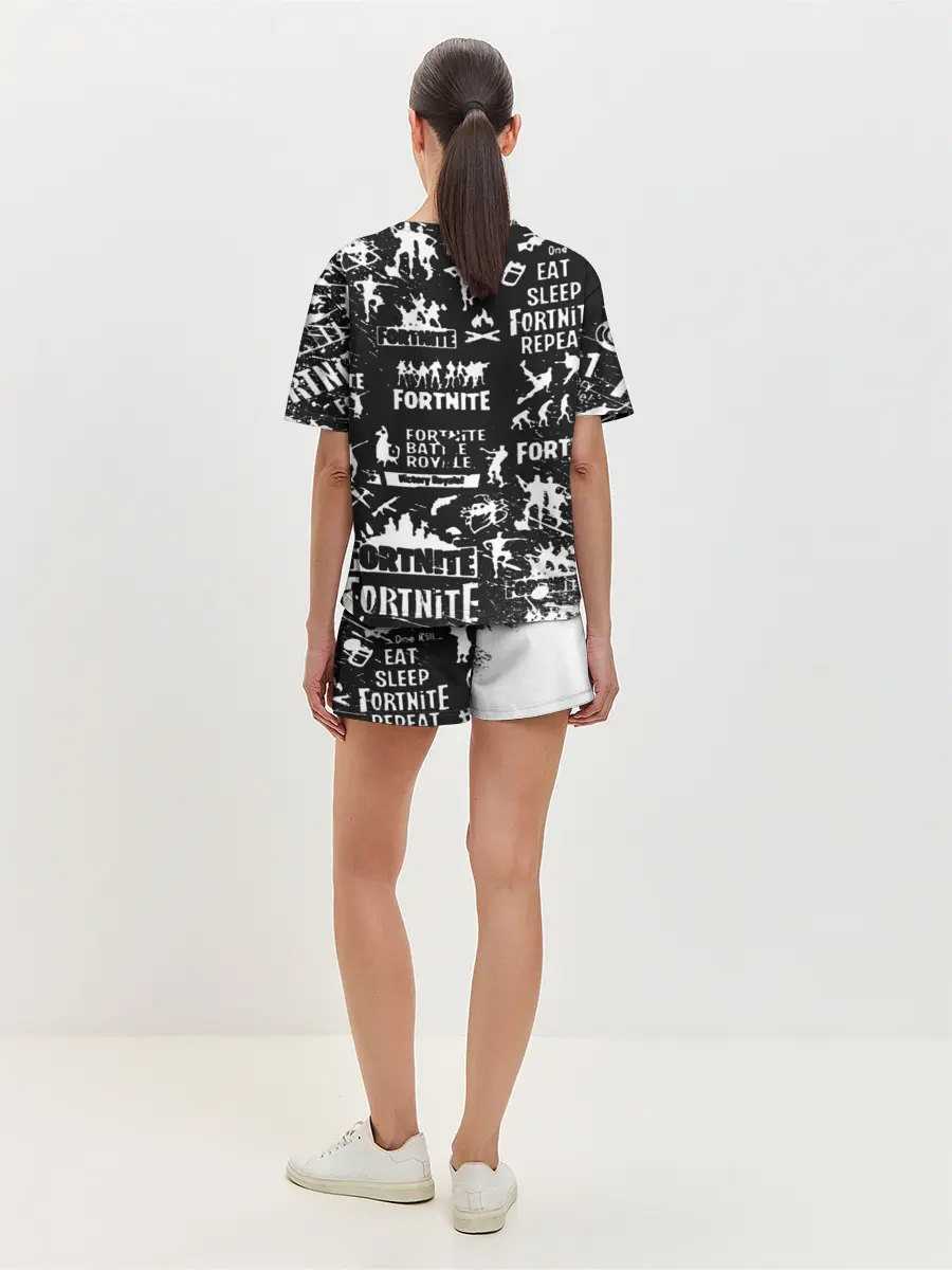 Женская пижама с шортами / Fortnite.