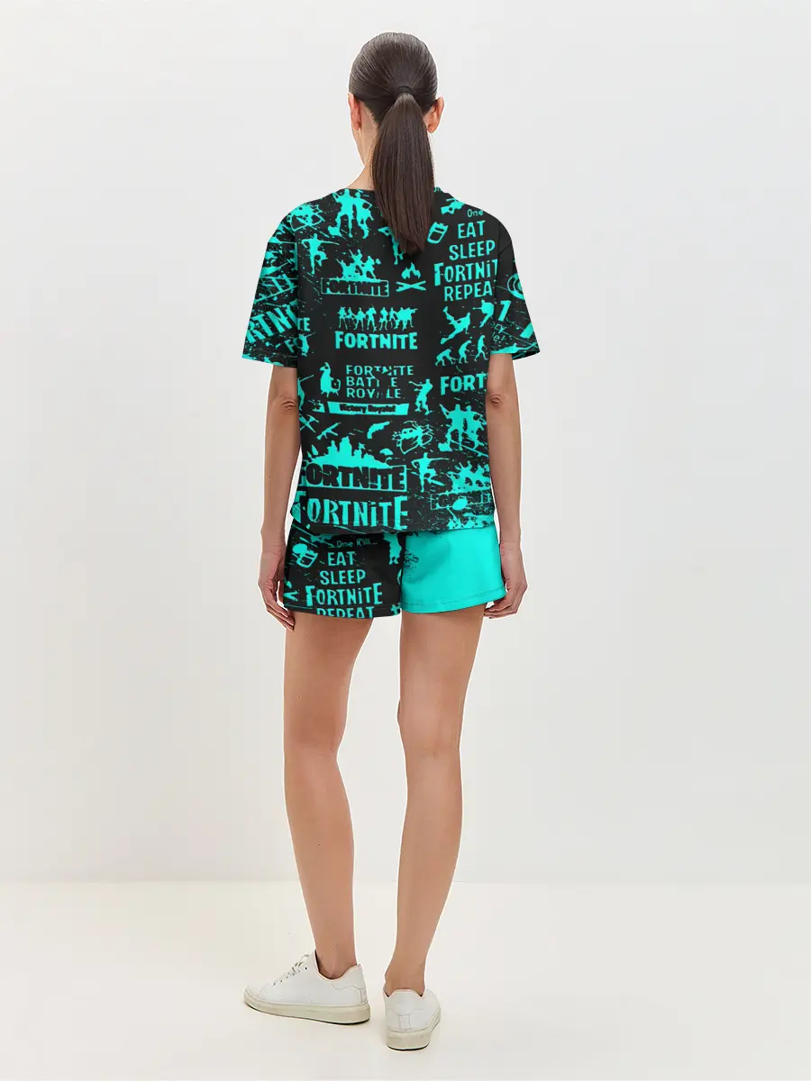 Женская пижама с шортами / Fortnite.