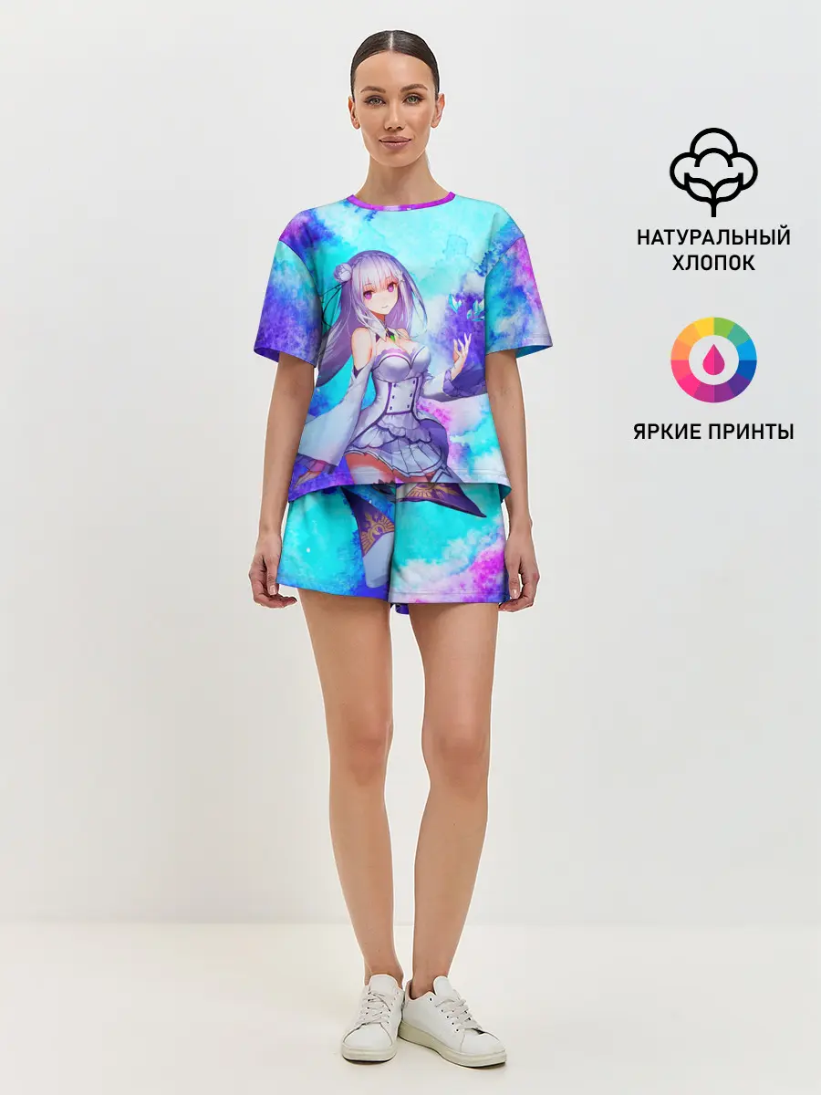 Женская пижама с шортами / Re:Zero