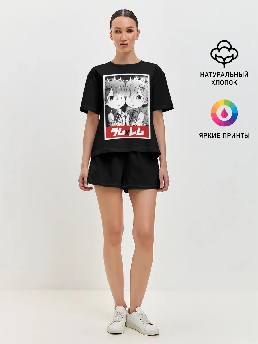 Женская пижама с шортами / Re:Zero