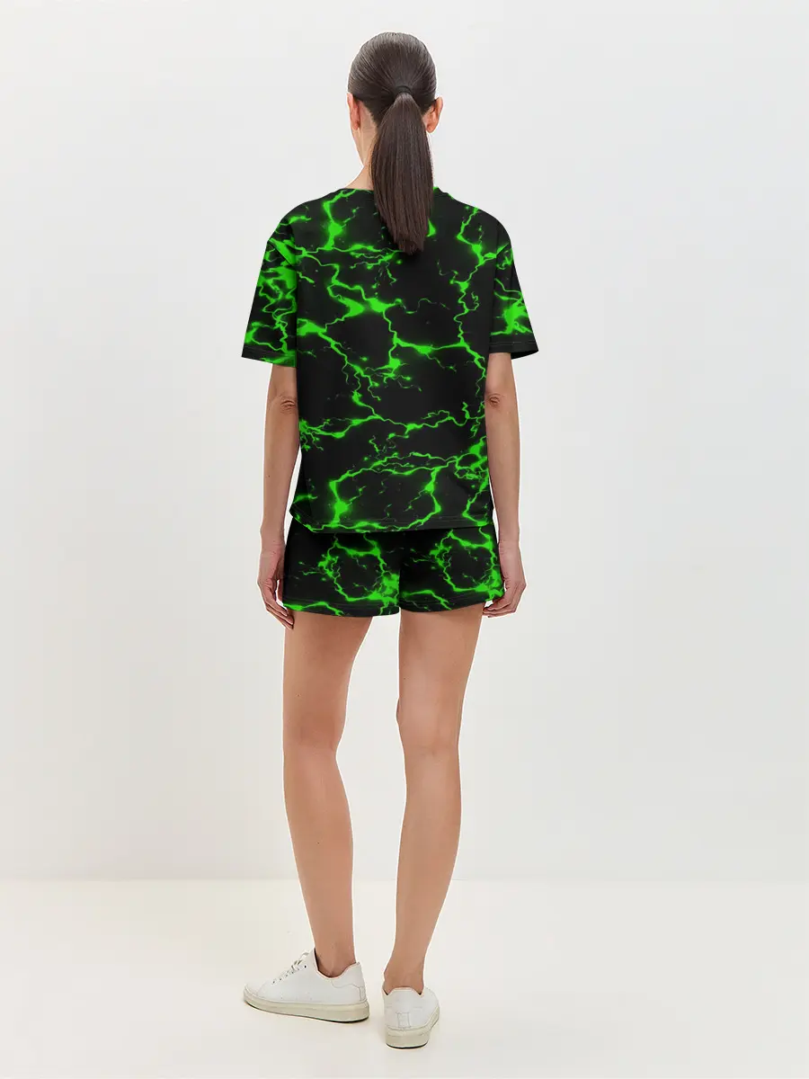Женская пижама с шортами / Green Flash