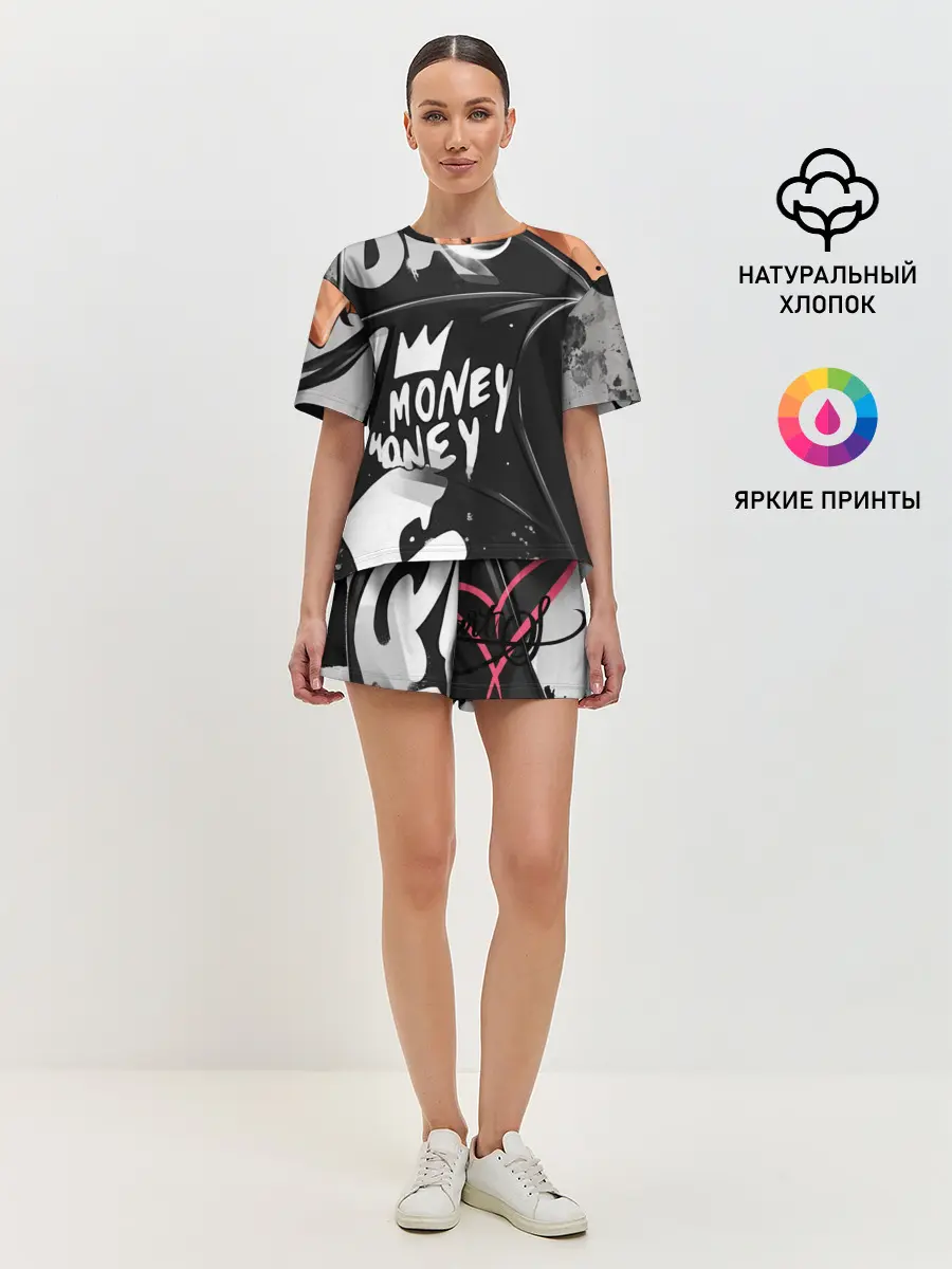 Женская пижама с шортами / Money, money