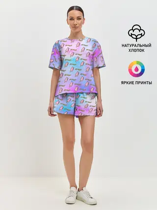 Женская пижама с шортами / BLACKPINK ICE CREAM