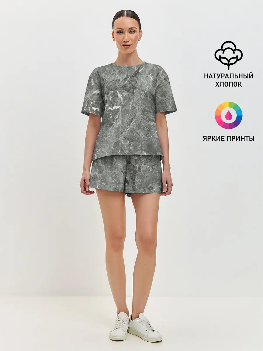 Женская пижама с шортами / Grey