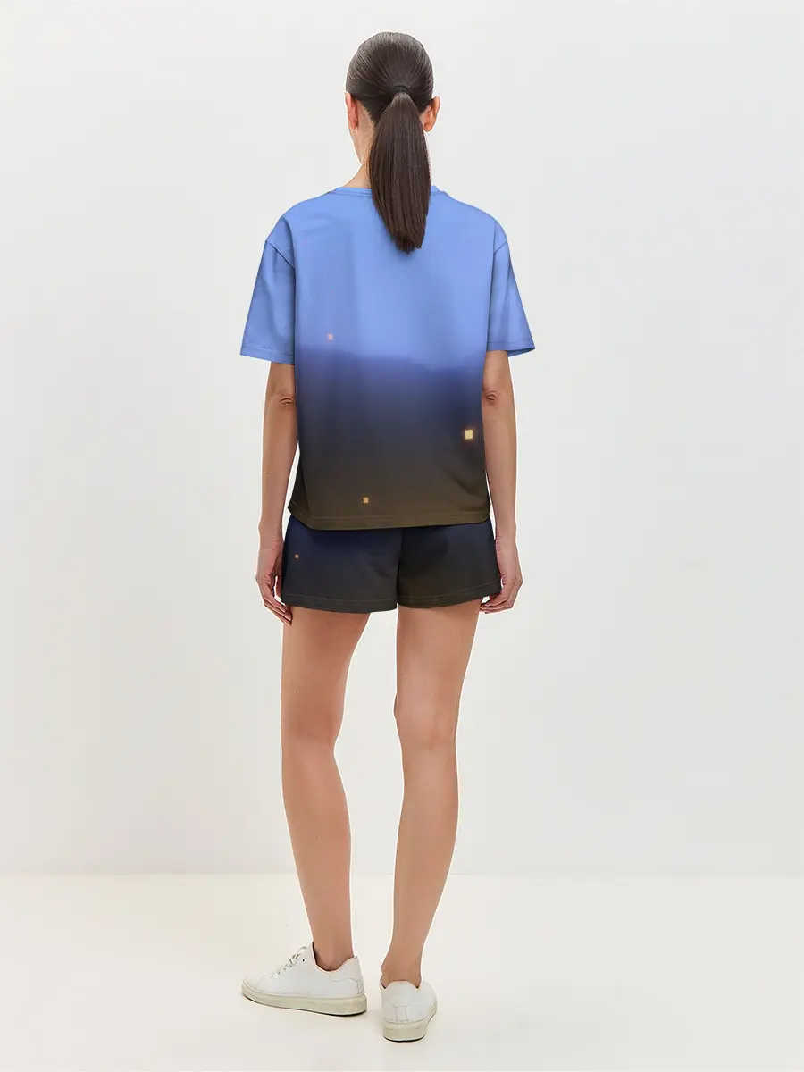 Женская пижама с шортами / minecraft