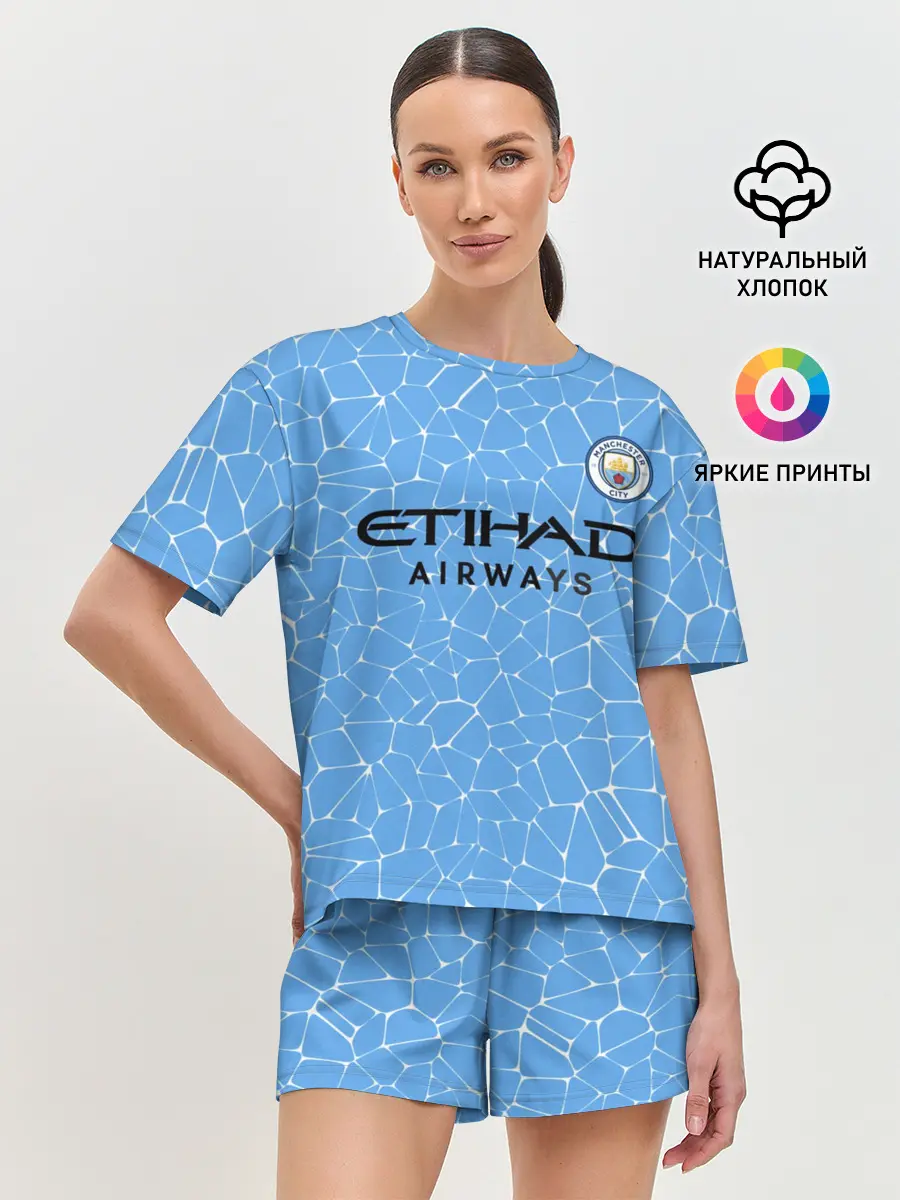 Женская пижама с шортами / L. Messi Manchester City