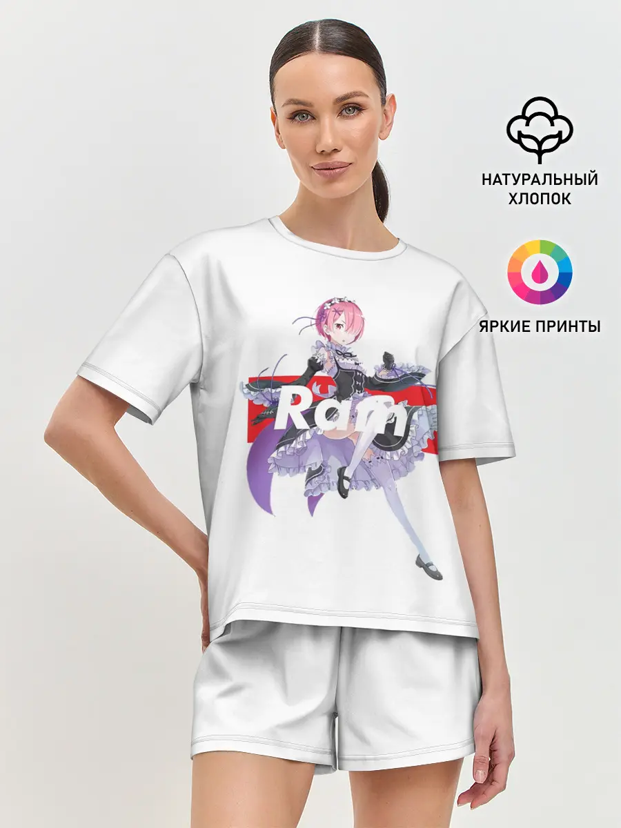 Женская пижама с шортами / Re:Zero