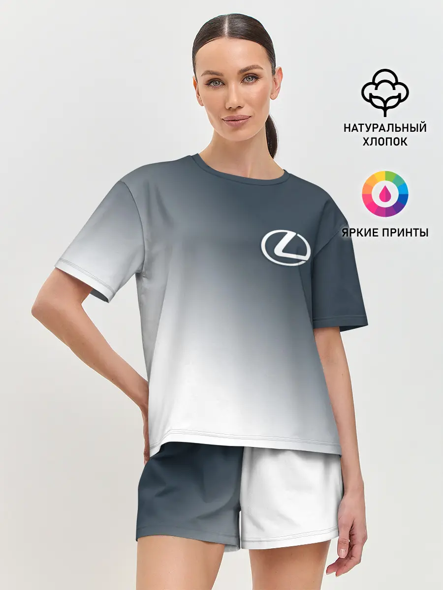 Женская пижама с шортами / LEXUS / ЛЕКСУС