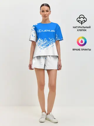 Женская пижама с шортами / LEXUS / ЛЕКСУС