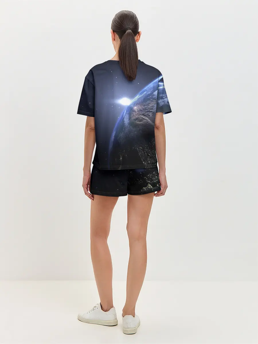 Женская пижама с шортами / Earth