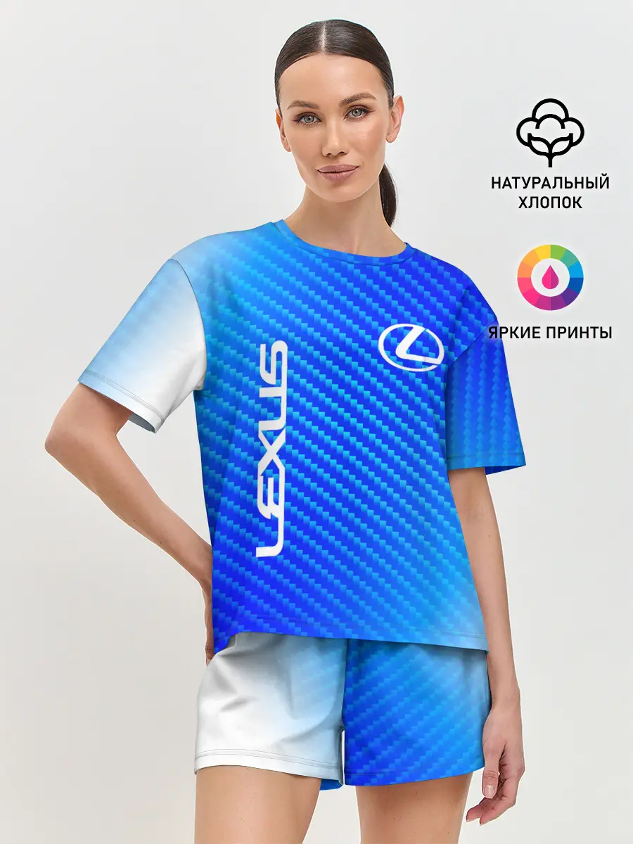 Женская пижама с шортами / LEXUS / ЛЕКСУС