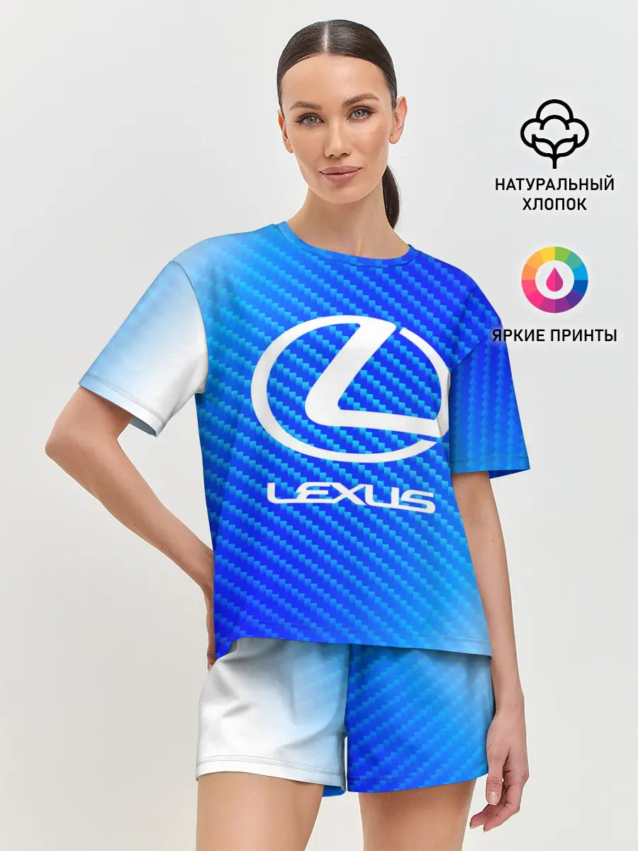 Женская пижама с шортами / LEXUS / ЛЕКСУС