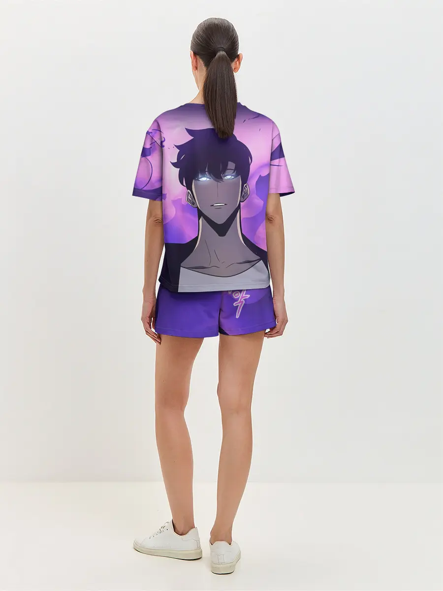 Женская пижама с шортами / Поднятие уровня в одиночку