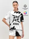 Женская пижама с шортами / METALLICA / МЕТАЛЛИКА