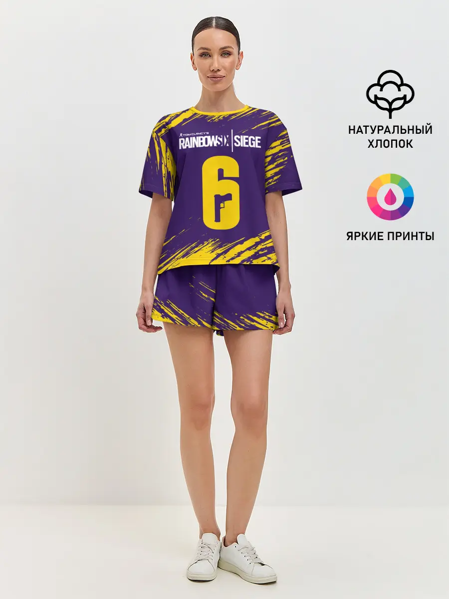 Женская пижама с шортами / RAINBOW SIX SIEGE / РАДУГА 6