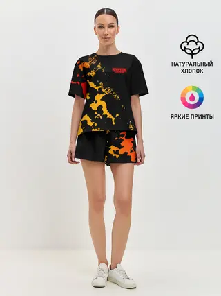 Женская пижама с шортами / ОЧЕНЬ СТРАННЫЕ ДЕЛА / STRANGER