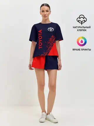 Женская пижама с шортами / TOYOTA / ТОЙОТА