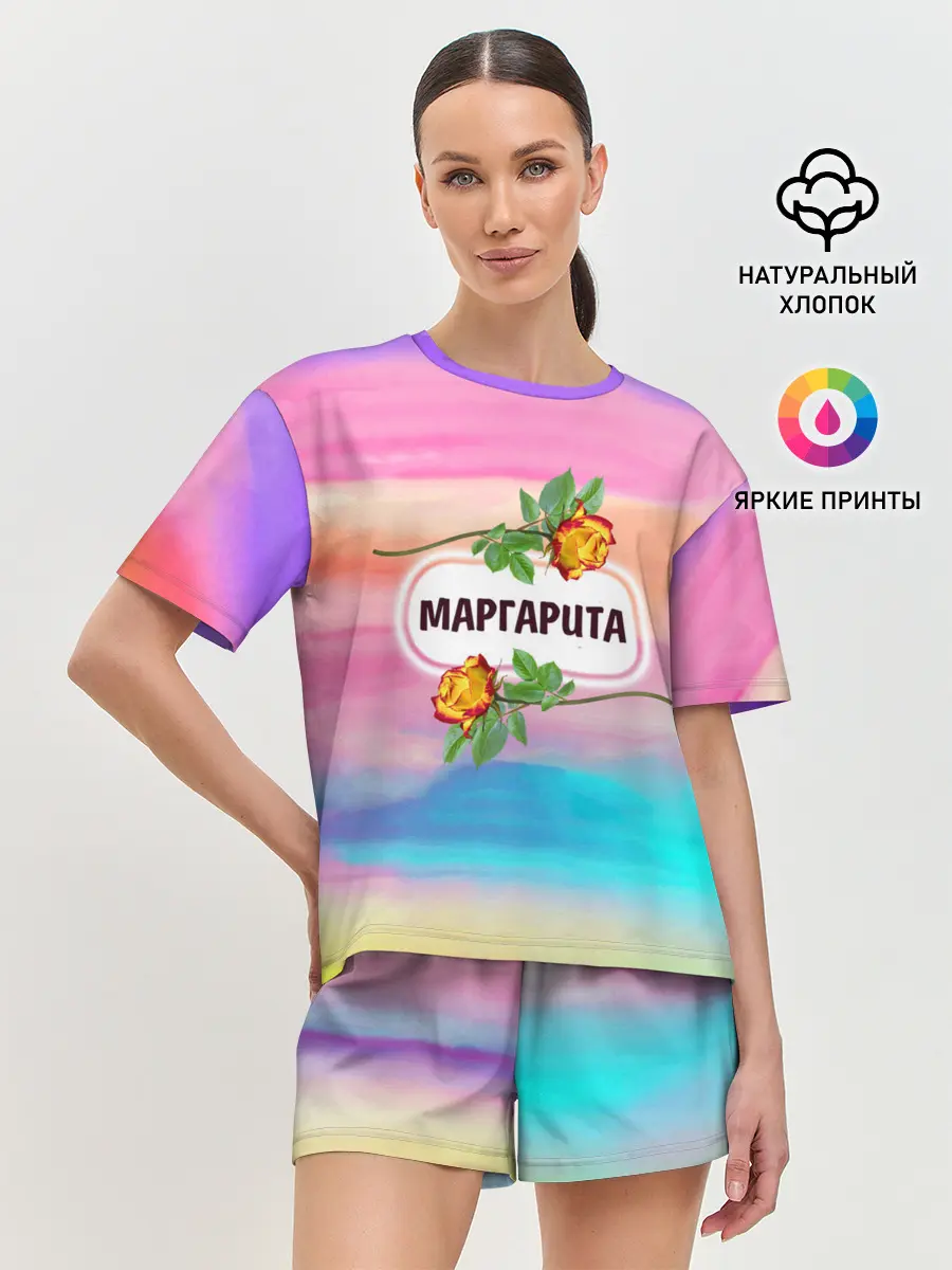 Женская пижама с шортами / Маргарита
