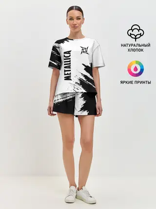 Женская пижама с шортами / METALLICA / МЕТАЛЛИКА