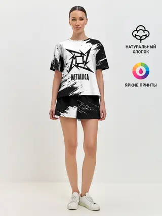 Женская пижама с шортами / METALLICA / МЕТАЛЛИКА
