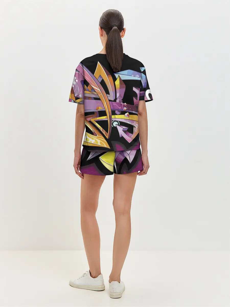 Женская пижама с шортами / Supergirl