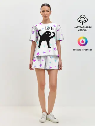 Женская пижама с шортами / ЪУЪ СЪУКА