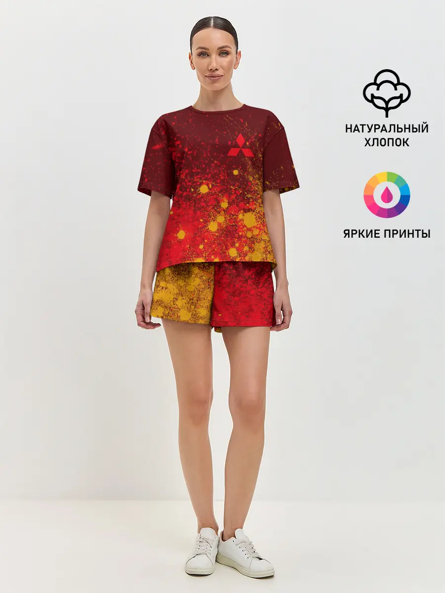 Женская пижама с шортами / MITSUBISHI / МИТСУБИСИ