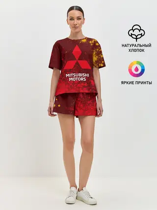 Женская пижама с шортами / MITSUBISHI / МИТСУБИСИ