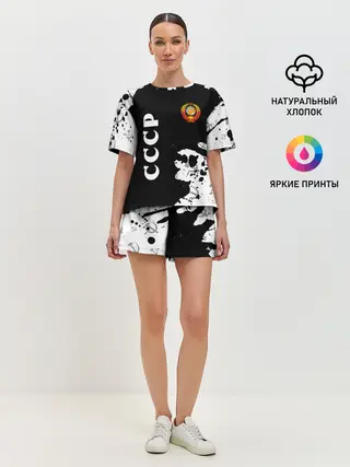 Женская пижама с шортами / СССР / USSR