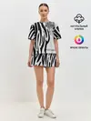 Женская пижама с шортами / Zebra