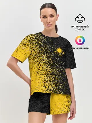 Женская пижама с шортами / КАЗАХСТАН / KAZAKHSTAN