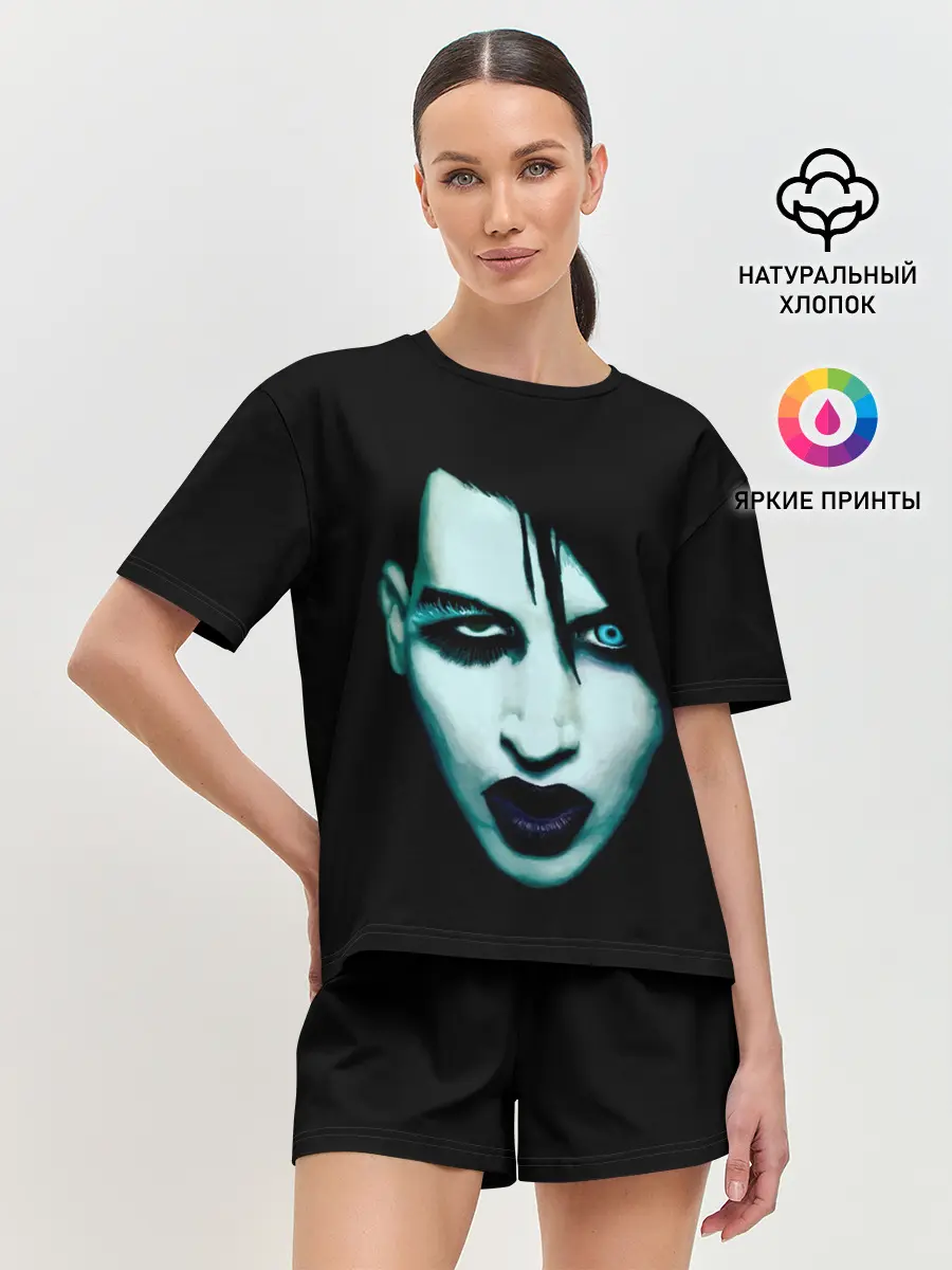 Женская пижама с шортами / Marilyn Manson