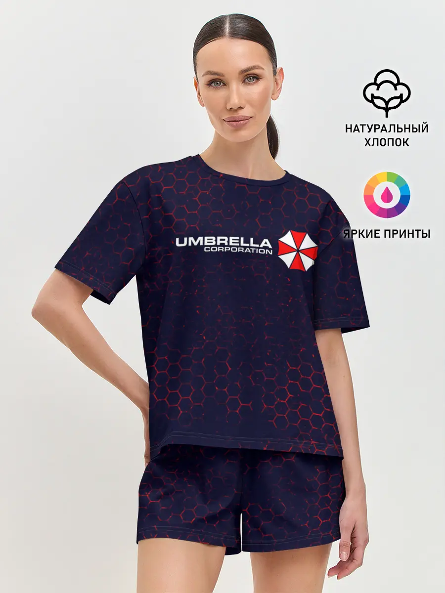 Женская пижама с шортами / UMBRELLA CORP / АМБРЕЛЛА