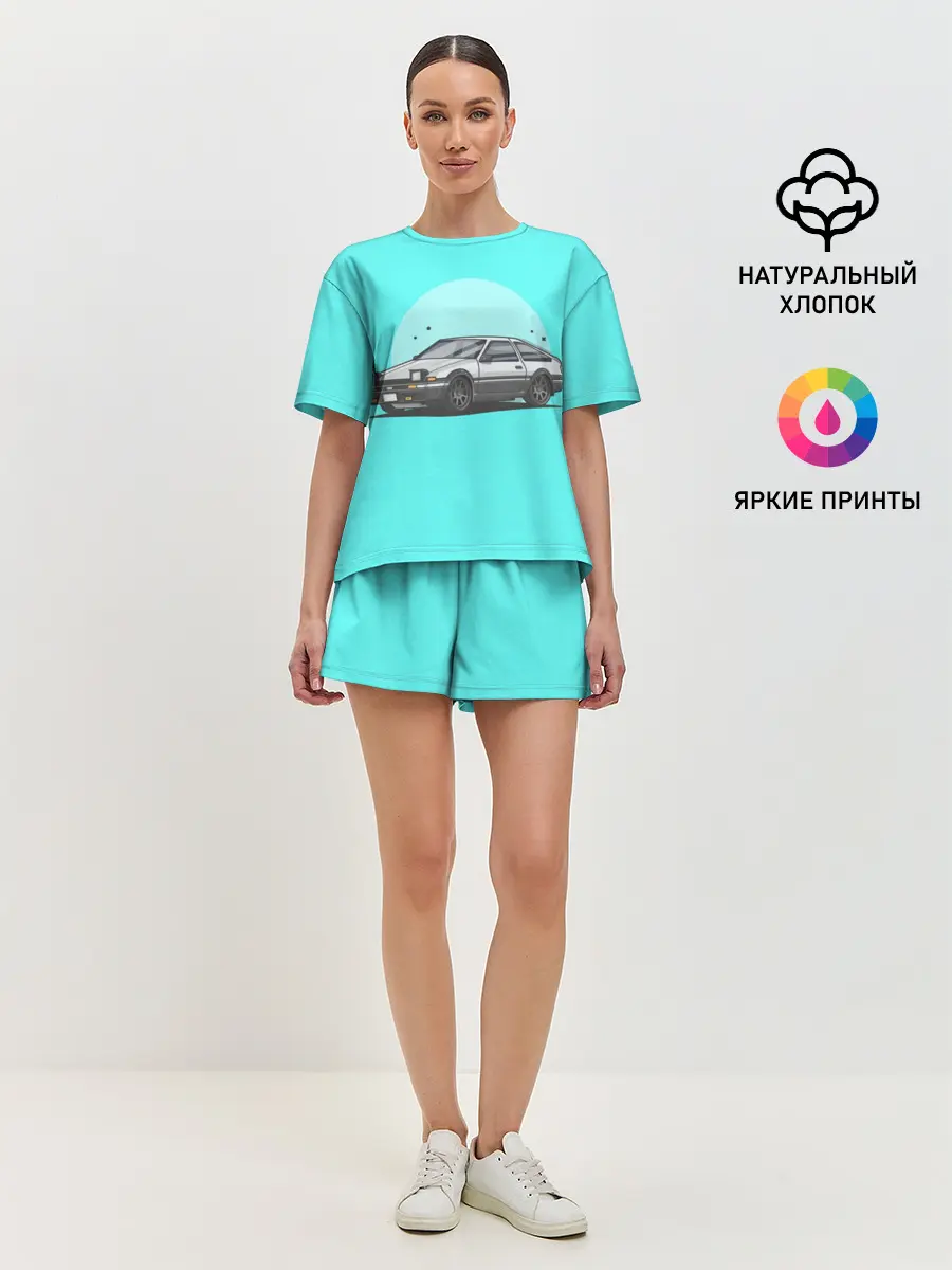 Женская пижама с шортами / Хачироку АЕ86