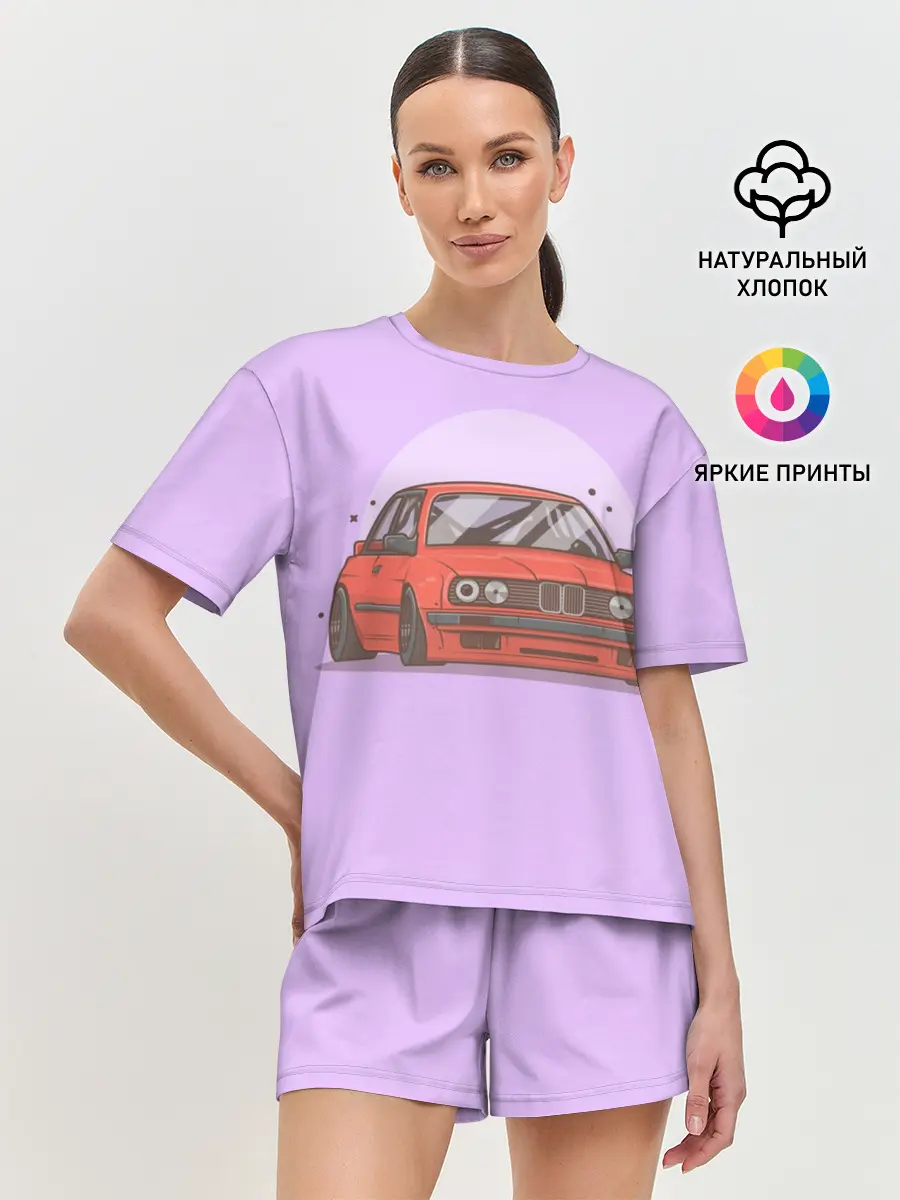 Женская пижама с шортами / БМВ Пандем