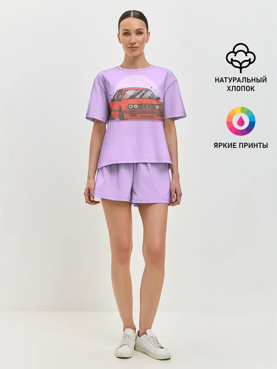 Женская пижама с шортами / БМВ Пандем