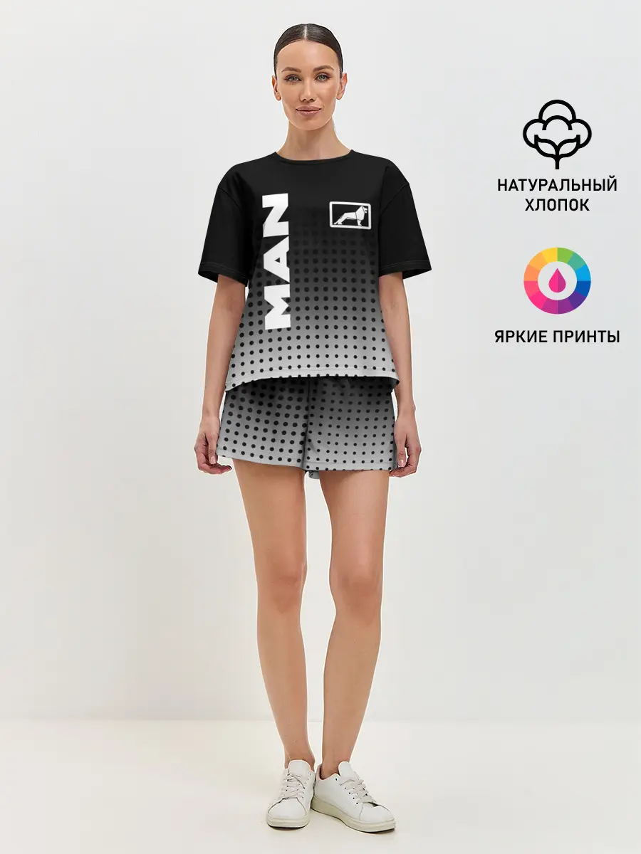 Женская пижама с шортами / MAN