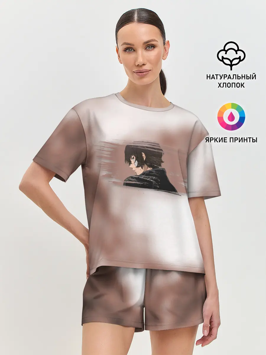 Женская пижама с шортами / Дазай Осаму