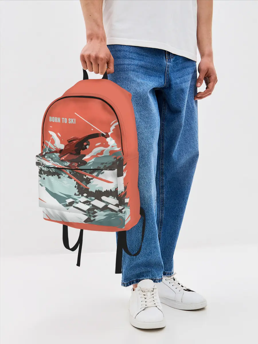 Рюкзак джинсовый / BORN TO SKI