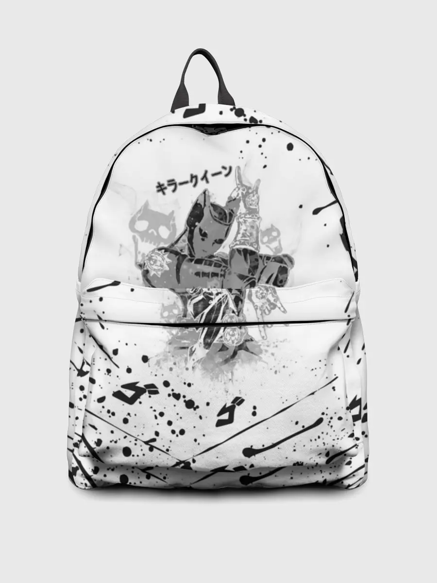 Рюкзак джинсовый / KILLER QUEEN черные брызги