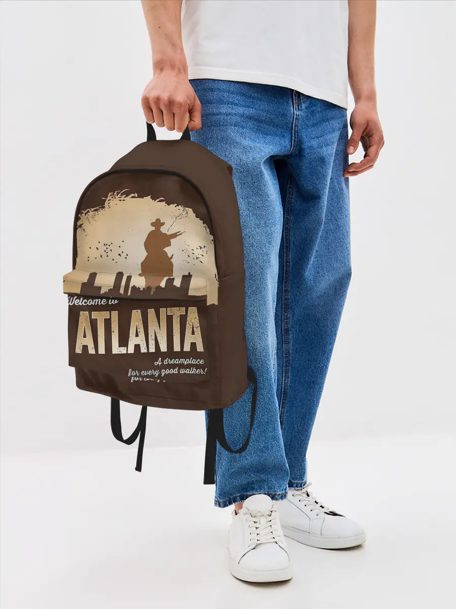 Рюкзак джинсовый / Ходячие мертвецы