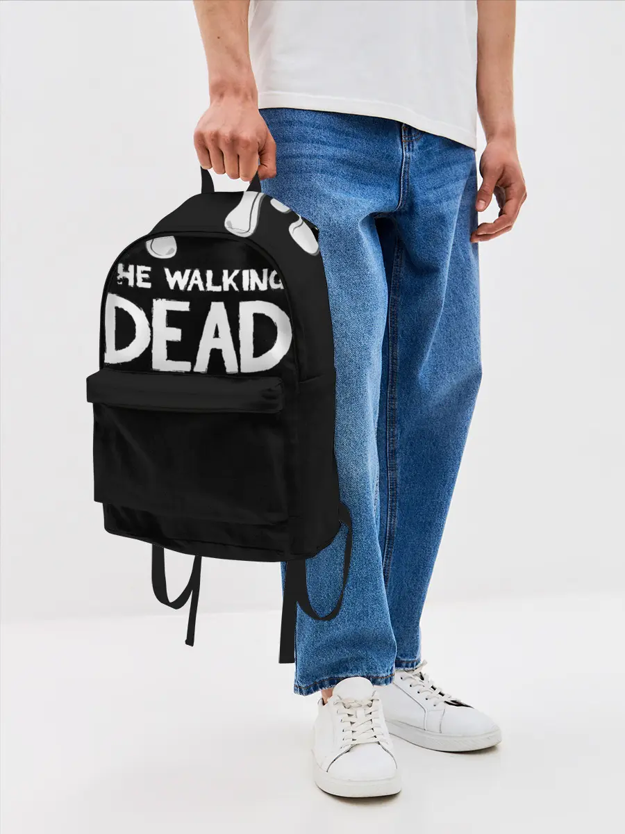 Рюкзак джинсовый / Ходячие мертвецы