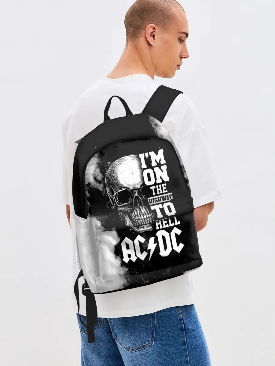 Рюкзак джинсовый / AC/DC