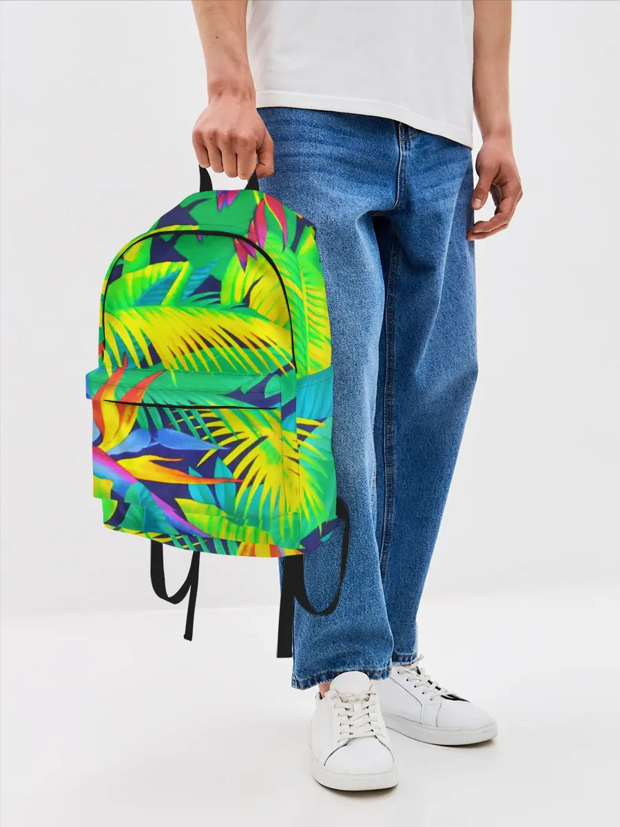 Рюкзак джинсовый / ТРОПИКИ