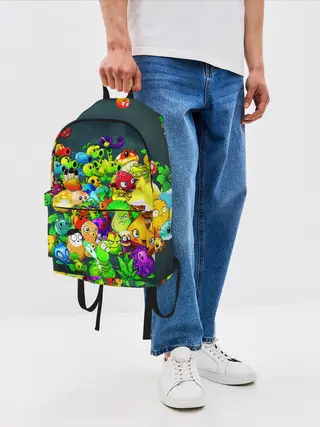 Рюкзак джинсовый / Plants vs. Zombies