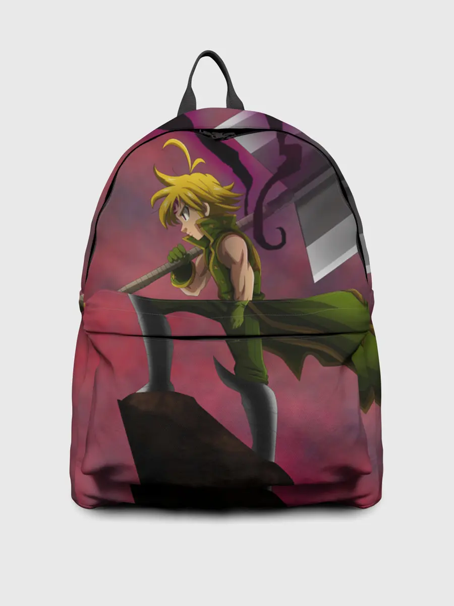 Рюкзак джинсовый / Meliodas с большим топором