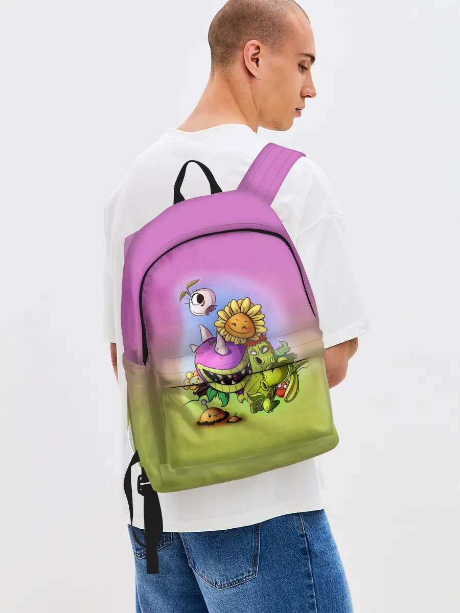 Рюкзак джинсовый / Plants vs. Zombies