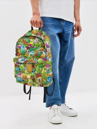 Рюкзак джинсовый / PLANTS VS ZOMBIES